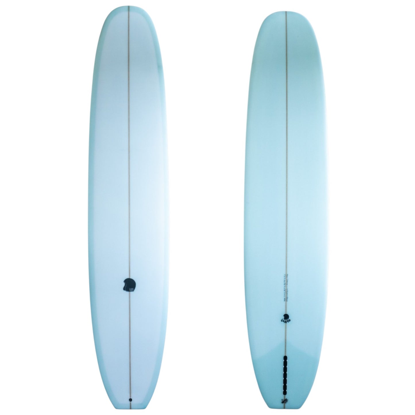 9´3 Cs Noserider Sky Blue bottom